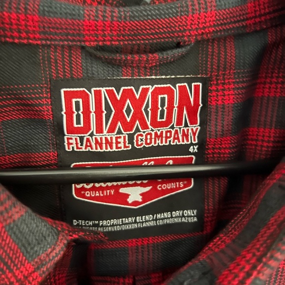 New Dixxon Flannel BILTWELL Men’s Size 4X Limited Edition Flannel Plaid Shirt - Picture 3 of 4